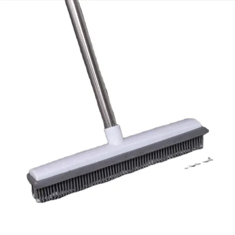 Pet Hair Remover Rubber Broom