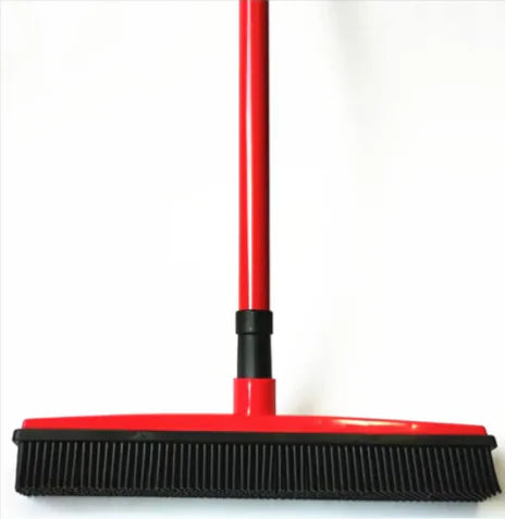 Pet Hair Remover Rubber Broom